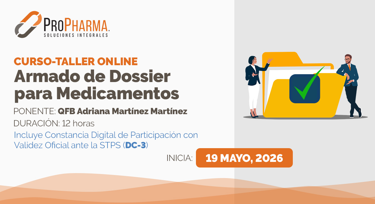 Curso-Taller Online: Armado de Dossier de Medicamentos